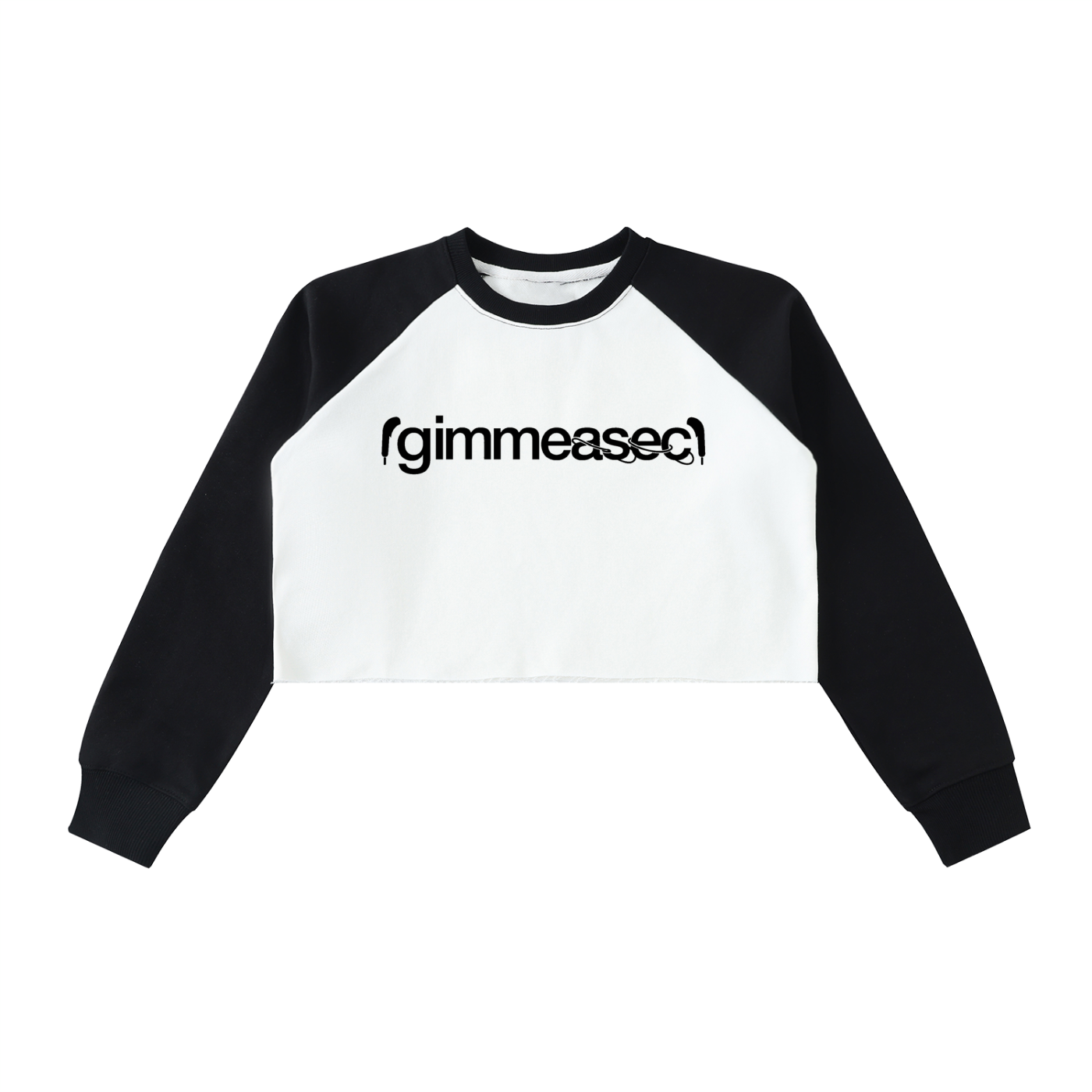 Gimmeasec Headphone Crop Sweatshirt
